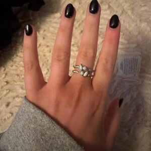 Lab grown opal ring size 8